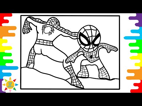Spider-Man Coloring Pages | The Marvel Coloring Pages | Superheroes Coloring
