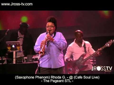 James Ross @ (Saxophonist) Rhoda G. - "Opening For KeKe Wyatt" - The Pageant - www.Jross-tv.com