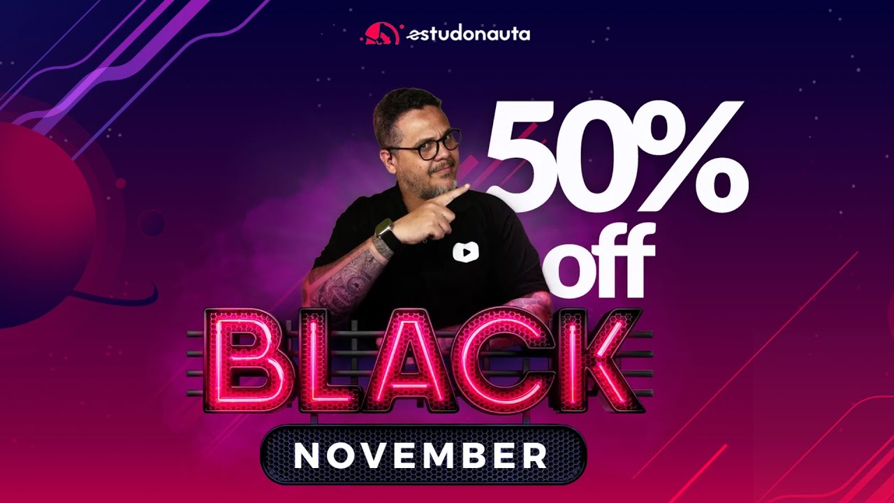 Black November: cursos de programação 50% OFF
