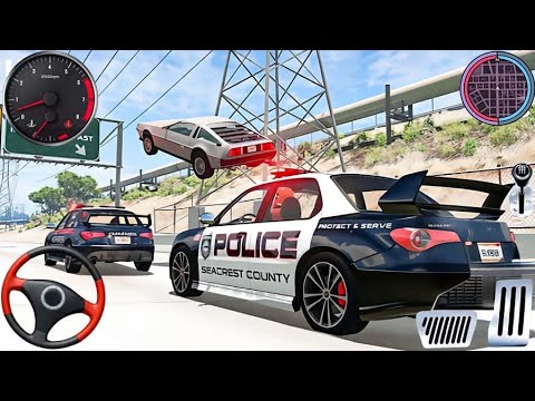 Police Car Chase Simulator 3D Game - Real Cop Cars Driving Simulator 2025 - Android GamePlay