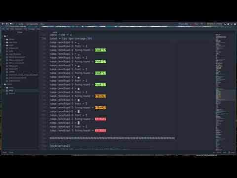 ArchMerge : 173 polybar modules A-Z : cpu1
