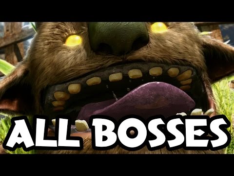 Majin and the Forsaken Kingdom All Bosses | Boss Fights  (PS3, X360)