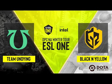 Dota2 - Team Undying vs. Black N Yellow - Game 1 - DPC NA Winter Tour - ESL One
