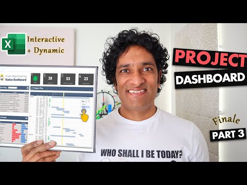 Make a Fully Interactive & AWESOME Project Management Dashboard with Excel // The Final Part