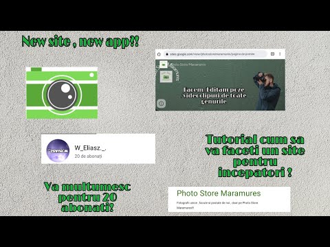 Tutorial cum sa faci un site pe google 2021 !