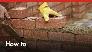 Bricklaying 101: How To Build A Brick Wall - DIY At Bunnings