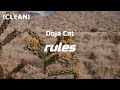 Doja Cat - Rules (Clean - Lyrics)