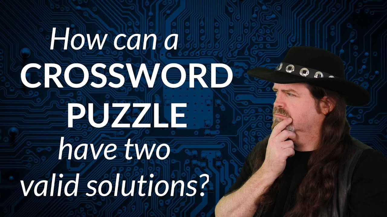 How can a crossword puzzle have two valid solutions?