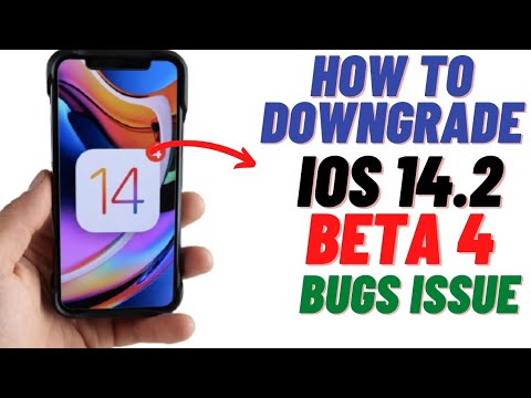 HOW TO DOWNGRADE IOS 14.2 BETA 4 ON iPHONE & iPAD(BUG PROBLEMS ON iOS 14.2 BETA 4)IOS 14.2 BETA 4