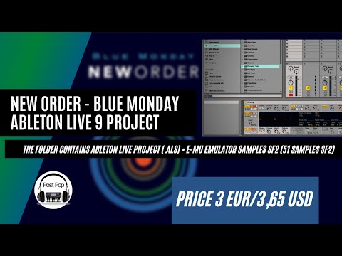 New Order song Re-created on Ableton Live 9 (Using only Ableton's Instruments and Effects)