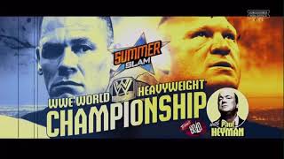 John cena vs brock lesnar summerslam 2014 full match
