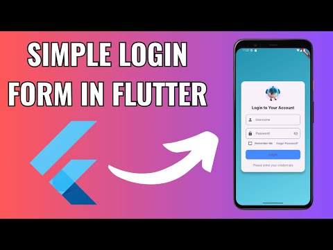 Flutter Login Ui Tutorial Create Login Screen Step By Step