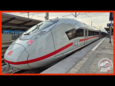 ICE 3 neo bei der Einfahrt in Augsburg Hbf (BR 408)