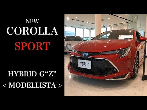 トヨタ 新型カローラスポーツ HYBRID G“Z” 見てきました！内外装をチェック！