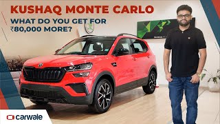 Skoda Kushaq Monte Carlo Edition Walkaround | Price, Design Updates and Features Explained | CarWale