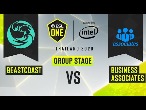 Dota2 - business associates vs. beastcoast - Game 2 - ESL One Thailand 2020 - Group Stage - AM