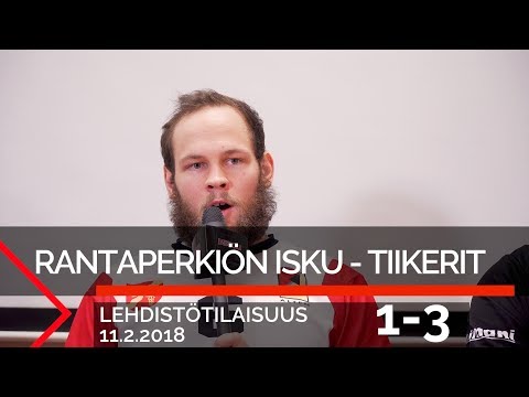 Lehdistötilaisuus: Rantaperkiön Isku - Kokkolan Tiikerit, 11.2.2018