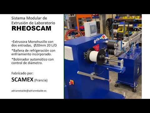 RHEOSCAM. Sistema Modular de Extrusión para Laboratorio. Módulo Mono Husillo.