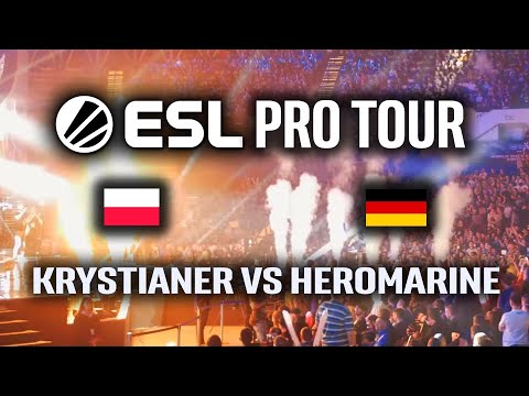 HIT! Krystianer VS HeroMarine - PvT - ESL Open Cup #150 Europe - polski komentarz