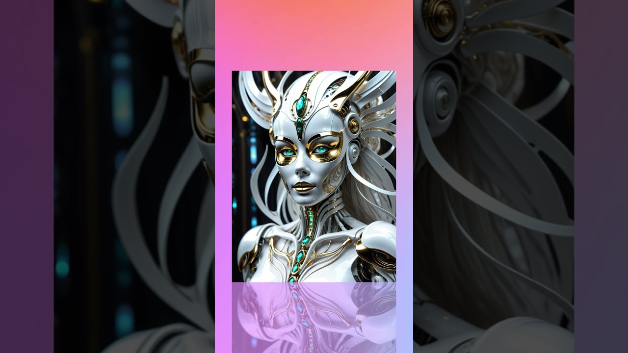 white theme scifi art