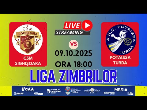 Liga Zimbrilor: CSM Sighișoara - AHC Potaissa Turda (09.10.2025)