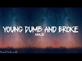 Khalid – Young Dumb & Broke (Lyrics)