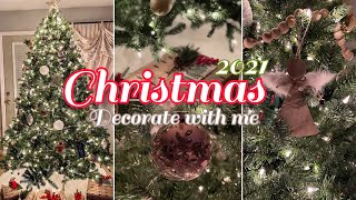 🎄2021 CHRISTMAS DECORATE WITH ME || HOLIDAY DECOR IDEAS || #christmastreedecor #homedecor