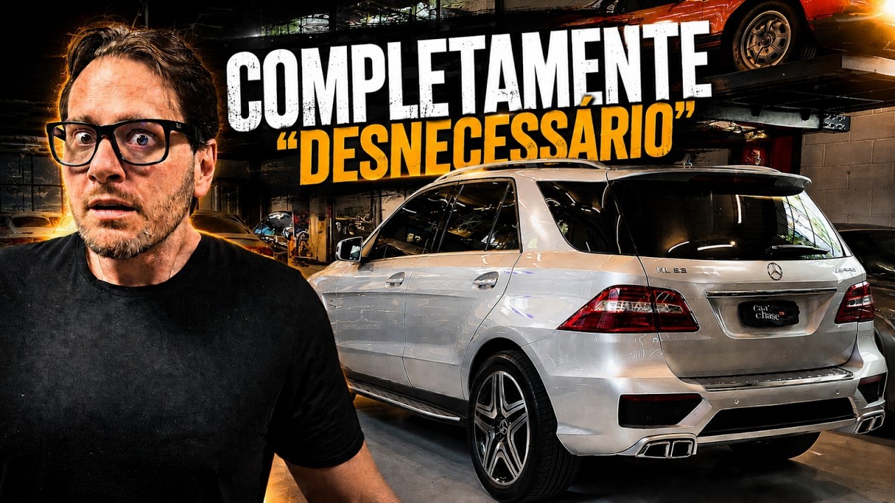 ISSO AQUI VOCÊ NUNCA MAIS VAI VER!!🔥 ML63 AMG V8 BITURBO!!