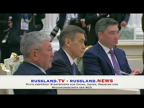 Putin empfängt Staatschefs aus China, Indien, Pakistan und Regierungschefs der SCO