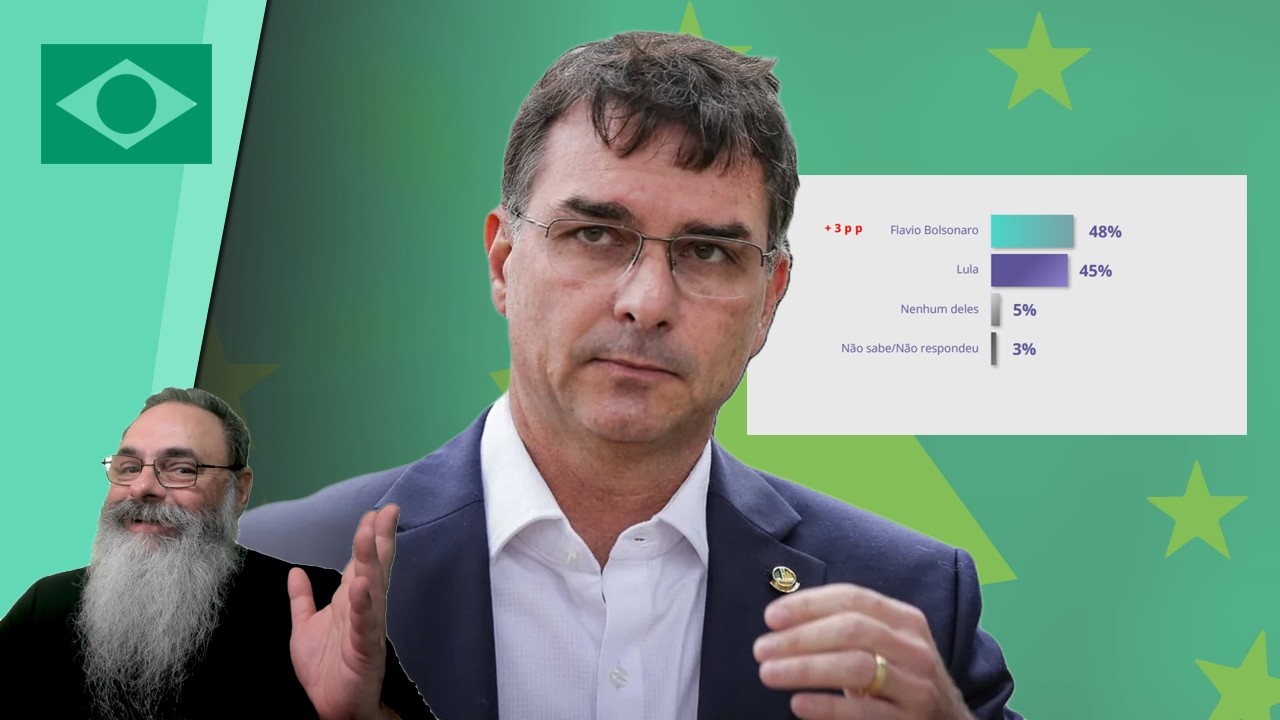 NOVA PESQUISA traz FLÁVIO 3 PONTOS a FRENTE de LULA e MOSTRA ACERTOS de DECISÕES de BOLSONARO