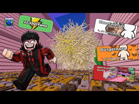 صرفت 30 الف روبوكس وشريت كل شي بالتحديث الجديد وختمت العالم الجديد وصرت الاول 🤑 +1 Speed Keyboard