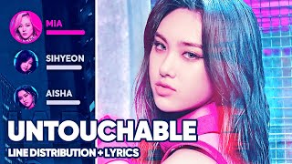 EVERGLOW - Untouchable (Line Distribution + Lyrics Color Coded) PATREON REQUESTED