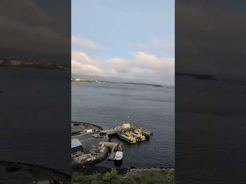 Halifax McDonald Bridge view #halifax #bridge #ocean #scootering #canada