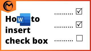 How to Insert a Clickable Checkbox in Microsoft Word