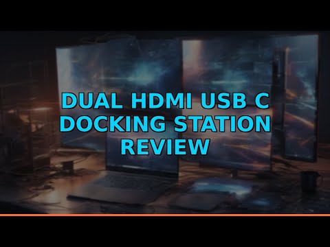 Dual HDMI USB C Docking Station Review