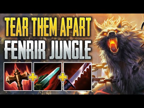 ABSOLUTELY SHREDDING! Fenrir Jungle Gameplay (SMITE Conquest A-Z)