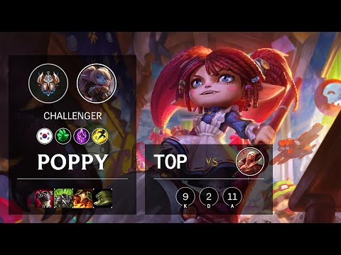 Poppy Top vs Vladimir - KR Challenger Patch 10.16