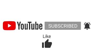 WHITE SCREEN  YOUTUBE SUBSCRIBE BUTTON WITH SOUNDS