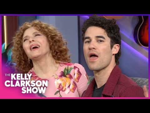 Darren Criss Hilariously Calls Out Bernadette Peters For Checking Him Out