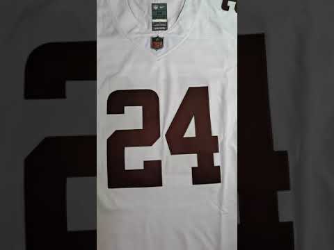 Cleveland Browns Nike Custom Game Jersey White