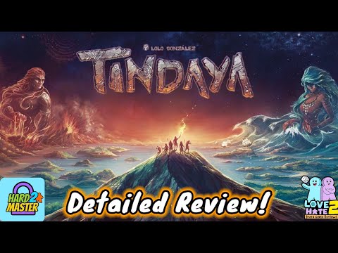 Detailed Review of Tindaya - Hard 2 Master #boardgames Review | @redmojogames