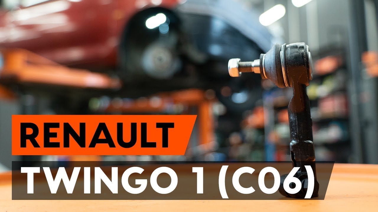 Kaip pakeisti Renault Twingo C06 vairo traukės antgalio - keitimo instrukcija