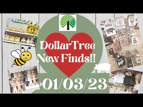 Dollar Tree Shop with Me | Walk-Through/Walk-Thru | 01/03/23 Valentine's, Bees, Crafter's Square