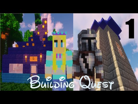 Wizard tower vs Magic shop 🧙🏻‍♂️ I Minecraft Building Quest [EP1] - Magic I W/ Mr Monkey