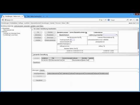 Open Source ERP - Bestellungen von Material verwalten