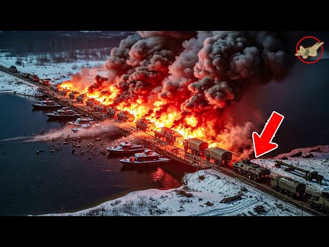 Ukraine Waited for Russian Makeshift Pontoon — Then Blew It Up for New Year