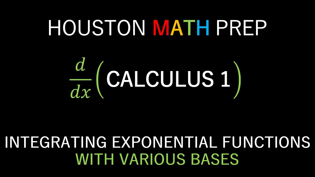 Integrating Exponential Functions (Bases Other Than e)