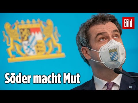 Markus Söder zu Corona-Lage: Kein Grund, den Kopf hängen zu lassen