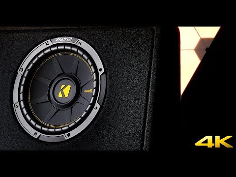 Kicker CompC 10\" Thin Profile Subwoofer Enclosures - 44TCWC10
