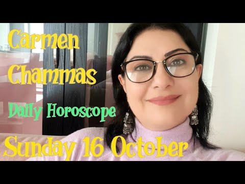 Daily Horoscope Sunday 16 October 2022
